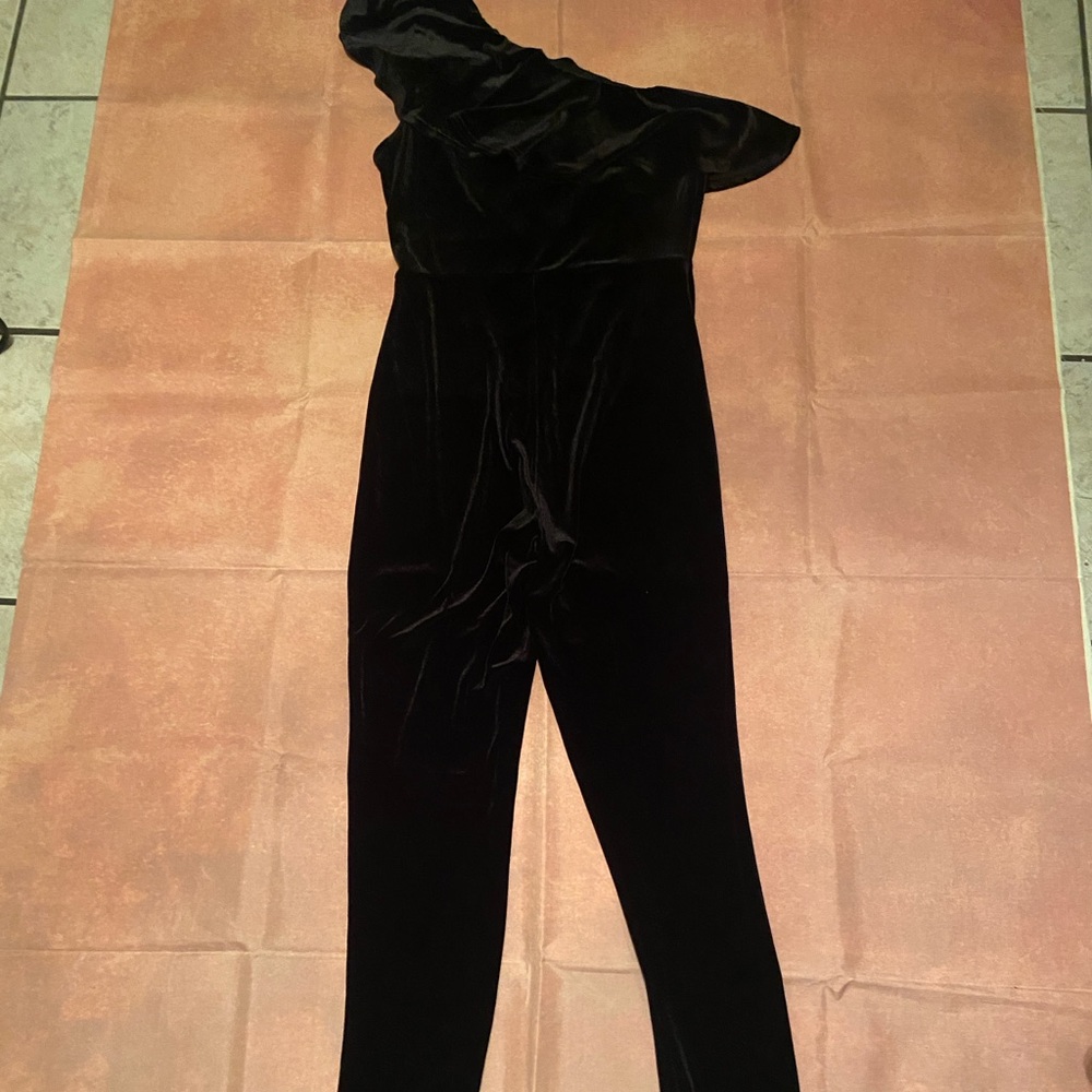 Velour jumpsuit